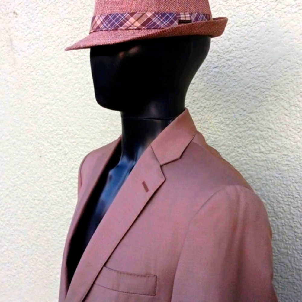 HART SCHAFFNER MARX MEN'S PURE WOOL (2) BUTTON LUXURY BLAZER (USA) - Picture 3 of 17